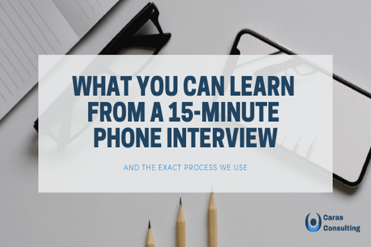 The 15-Minute Phone Interview for Employers